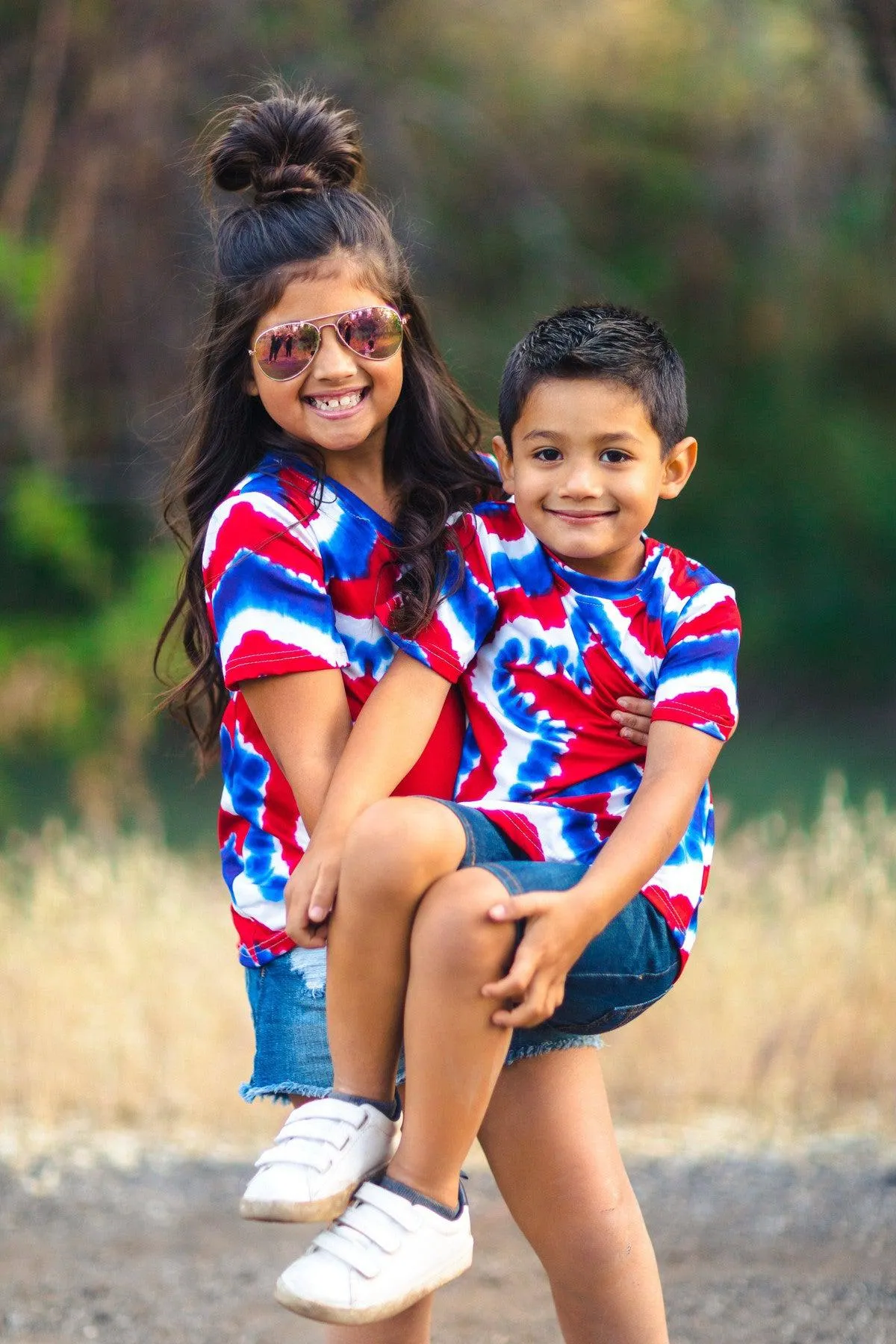 Star Tie Dye Kids Top - Gender Neutral!