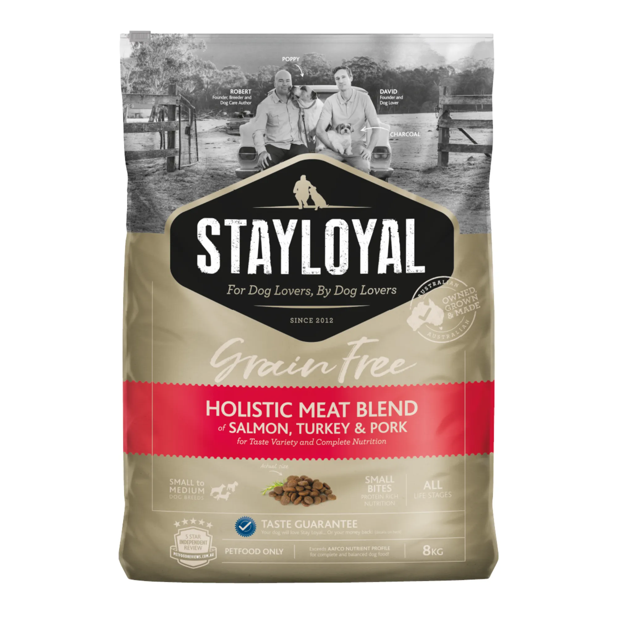 Stay Loyal Premium Salmon Turkey and Pork Grain Free Dry Dog Food