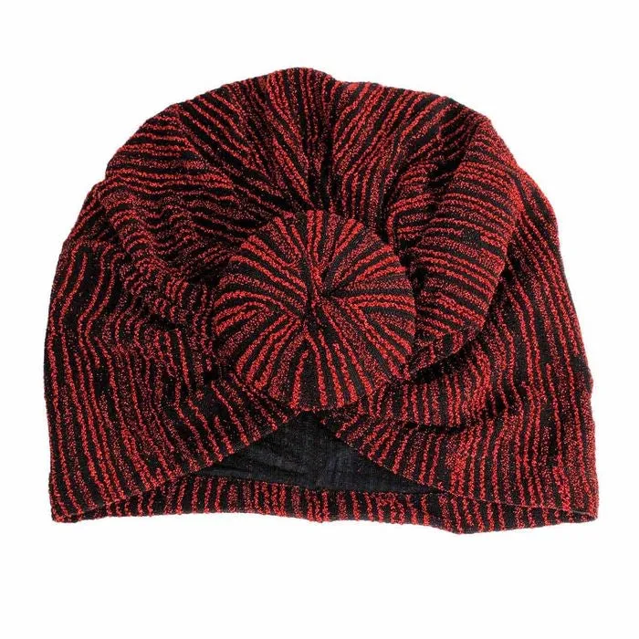 Stripe Donut Knot Turban