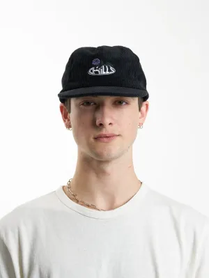 Sub Rosa 5 Panel Cap - Black