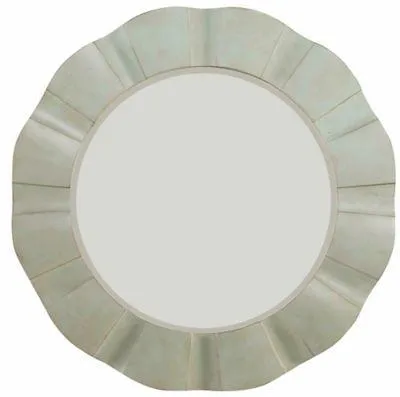 Sunset Point Round Wave Mirror