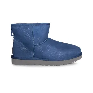 UGG Classic Mini Milky Way Dark Denim Boots - Women's