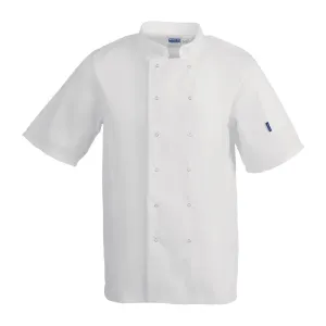 Whites Vegas Unisex Chefs Jacket Short Sleeve White XL