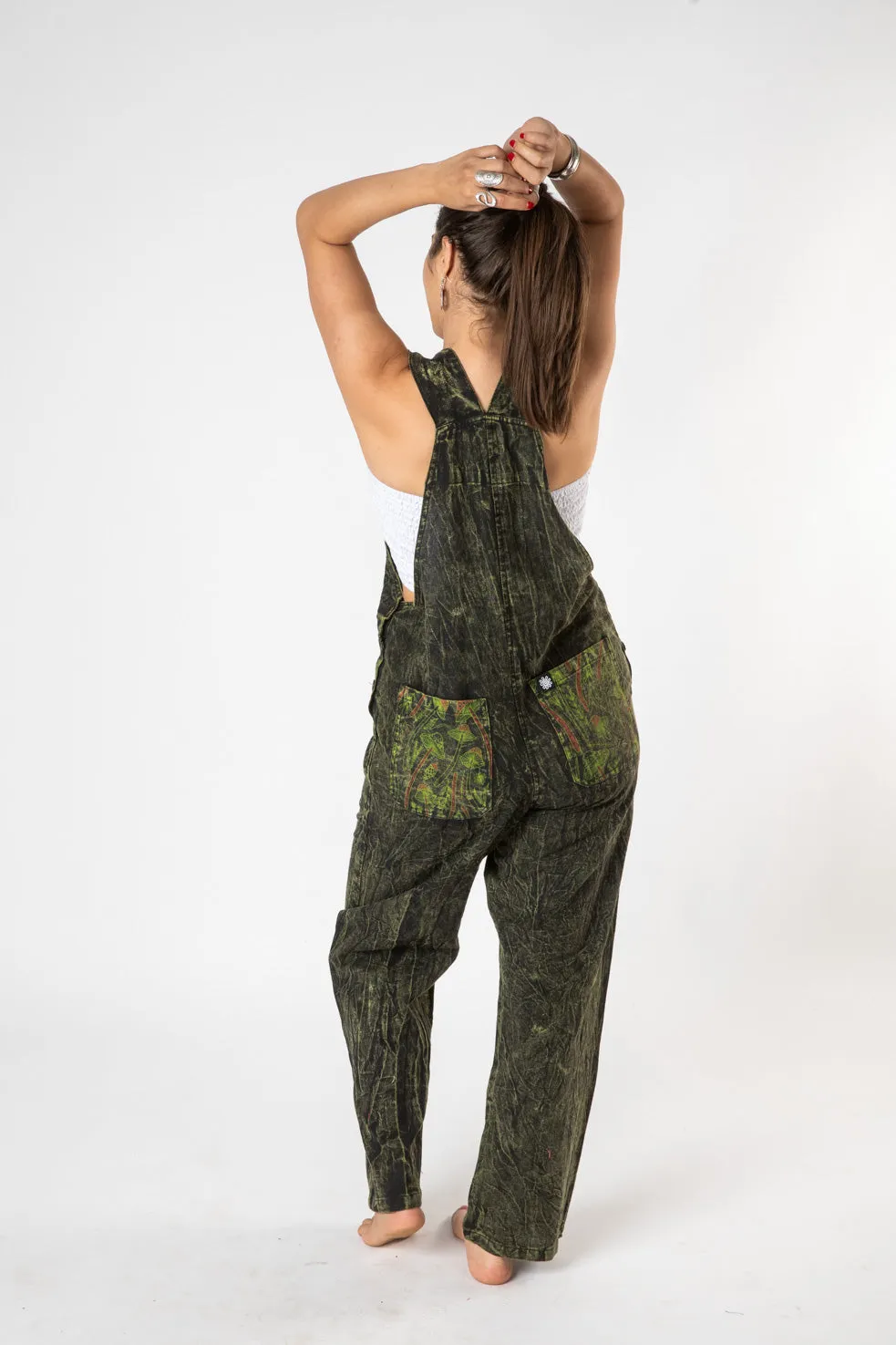 Woodland Festival Unisex Mushroom Overalls