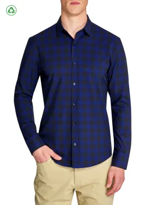 Woven Plaid Long Sleeve Shirt